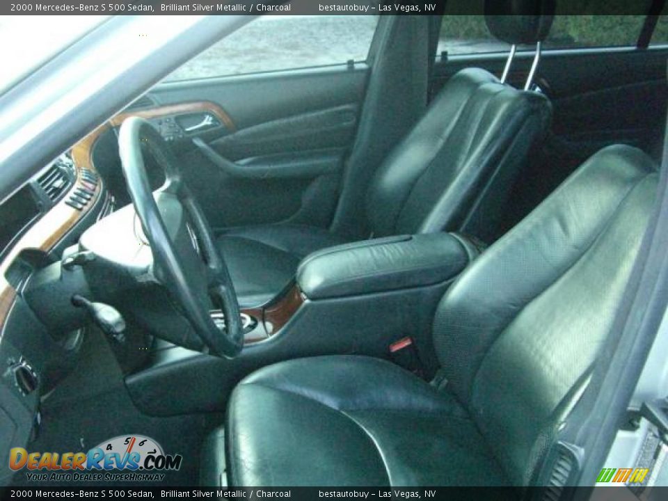 2000 Mercedes-Benz S 500 Sedan Brilliant Silver Metallic / Charcoal Photo #32