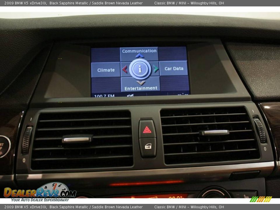 2009 BMW X5 xDrive30i Black Sapphire Metallic / Saddle Brown Nevada Leather Photo #14