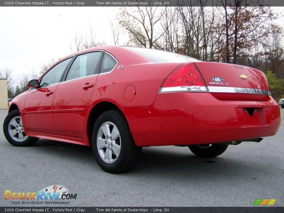 2009 Chevrolet Impala LT Victory Red / Gray Photo #3
