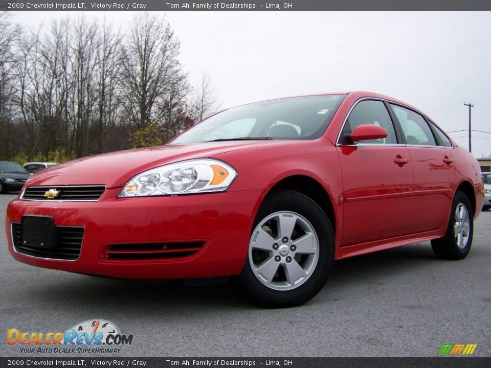 2009 Chevrolet Impala LT Victory Red / Gray Photo #4