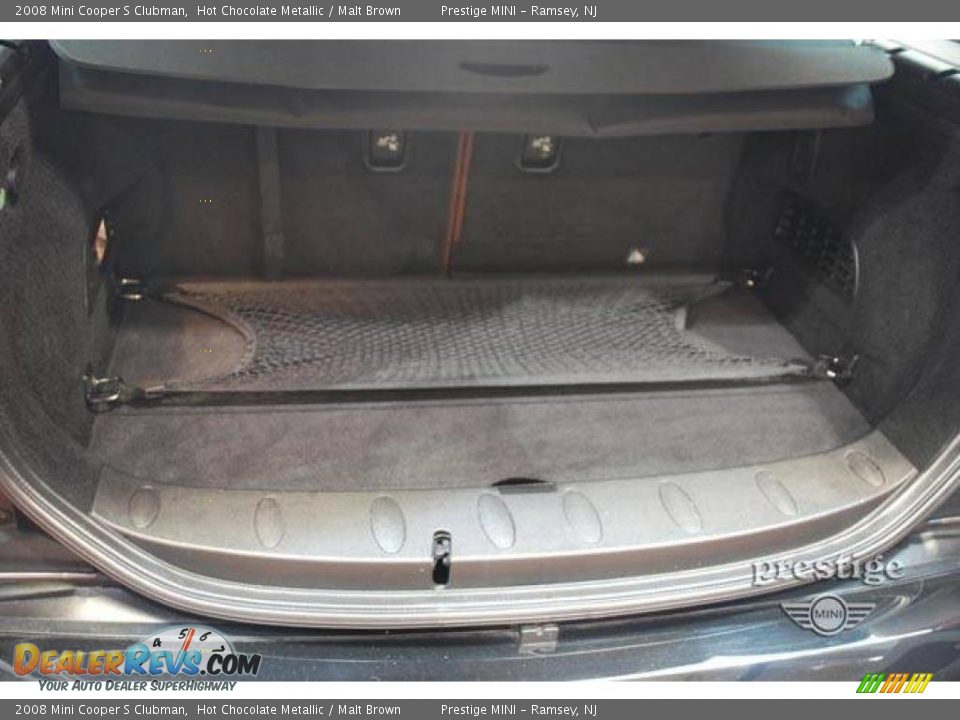 2008 Mini Cooper S Clubman Hot Chocolate Metallic / Malt Brown Photo #7