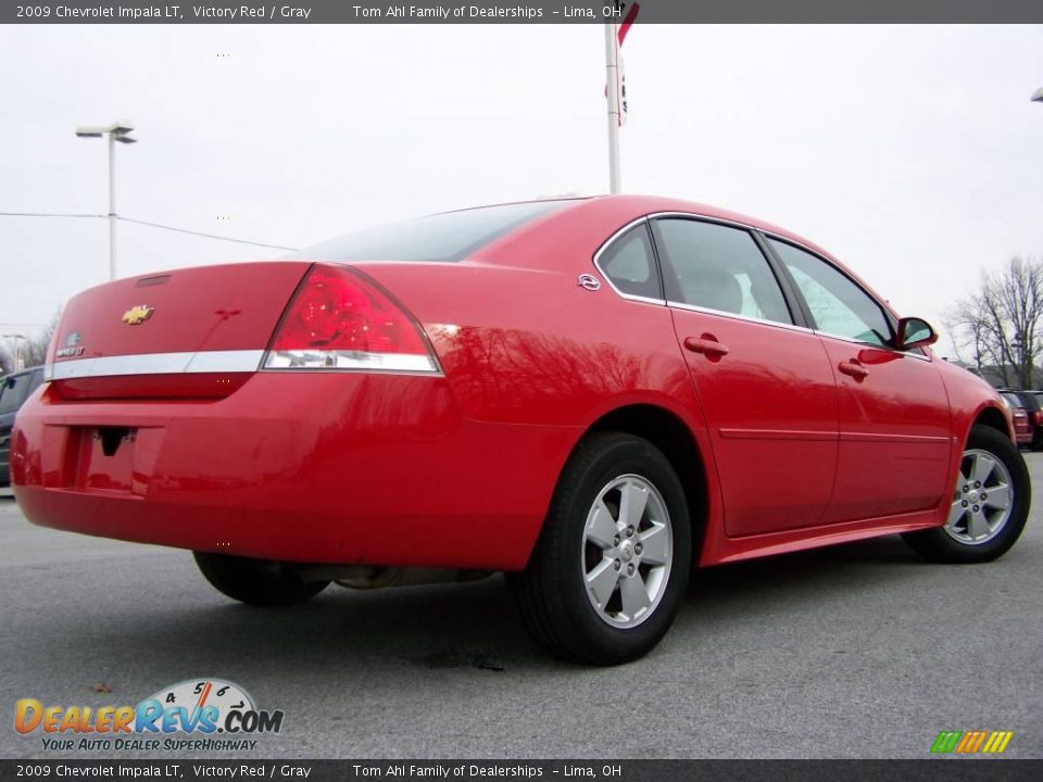 2009 Chevrolet Impala LT Victory Red / Gray Photo #6