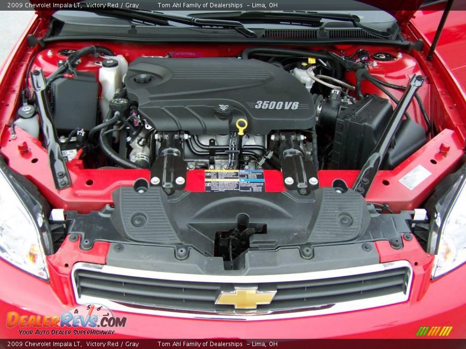 2009 Chevrolet Impala LT Victory Red / Gray Photo #13