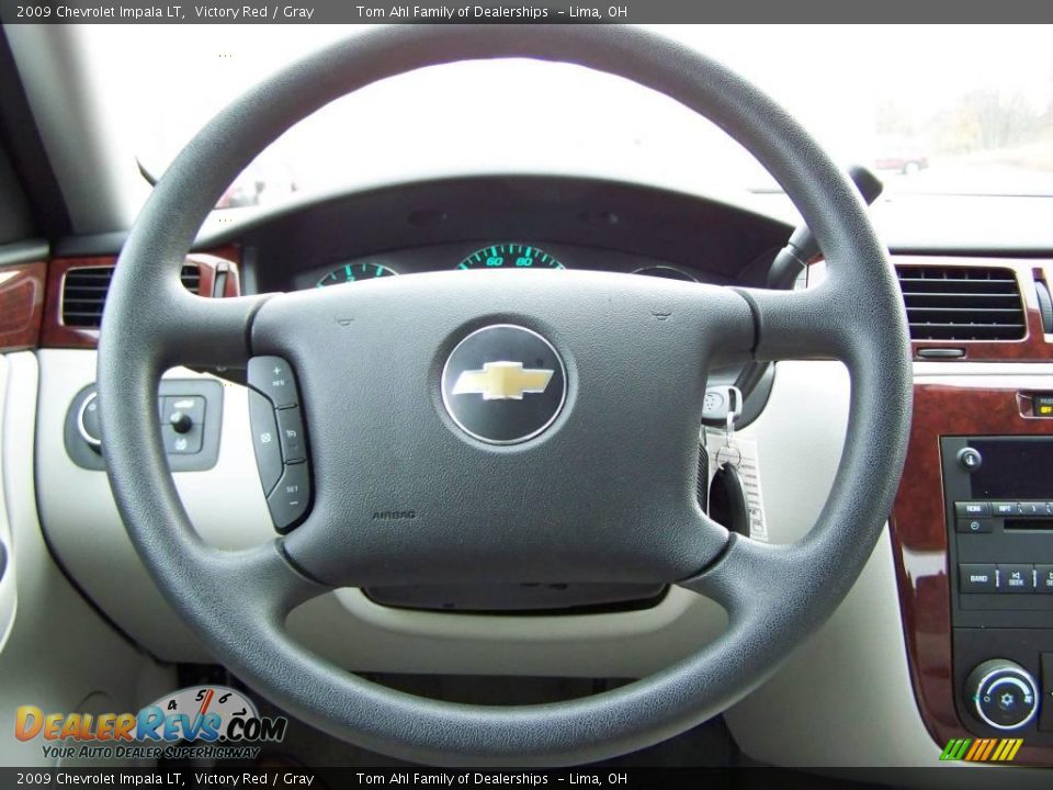 2009 Chevrolet Impala LT Victory Red / Gray Photo #15