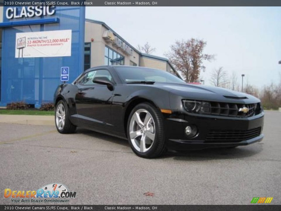 2010 Chevrolet Camaro SS/RS Coupe Black / Black Photo #3