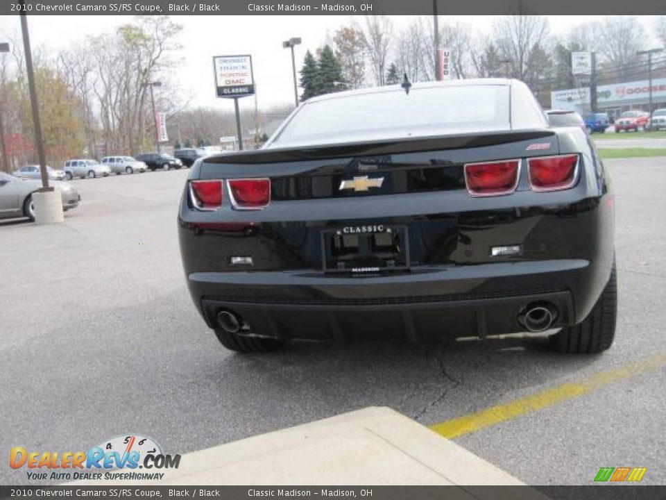 2010 Chevrolet Camaro SS/RS Coupe Black / Black Photo #5