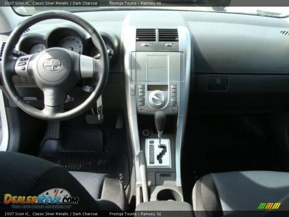 2007 Scion tC Classic Silver Metallic / Dark Charcoal Photo #9