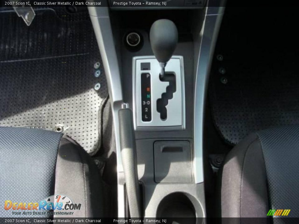 2007 Scion tC Classic Silver Metallic / Dark Charcoal Photo #12