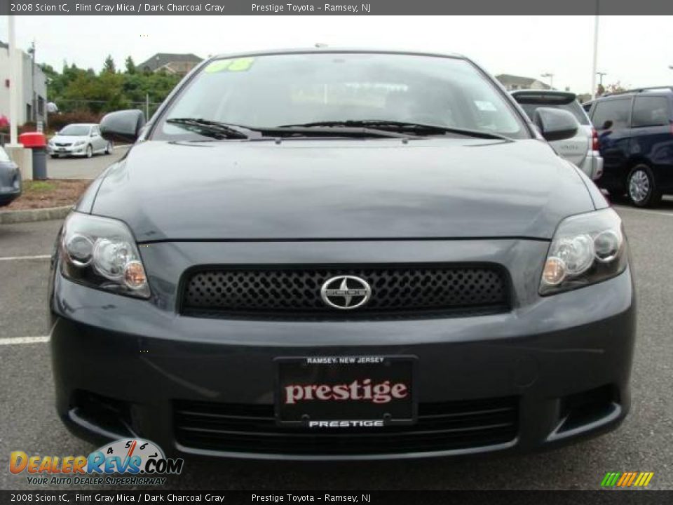 2008 Scion tC Flint Gray Mica / Dark Charcoal Gray Photo #2