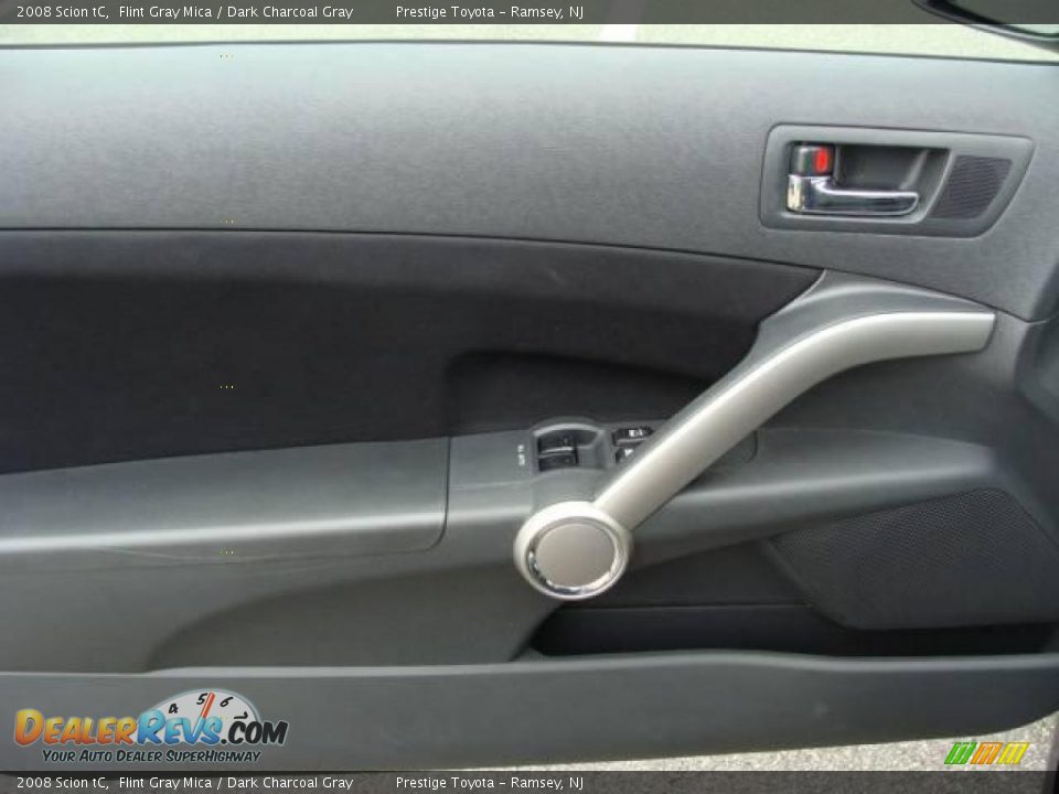 2008 Scion tC Flint Gray Mica / Dark Charcoal Gray Photo #6