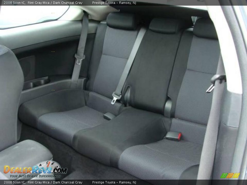 2008 Scion tC Flint Gray Mica / Dark Charcoal Gray Photo #13