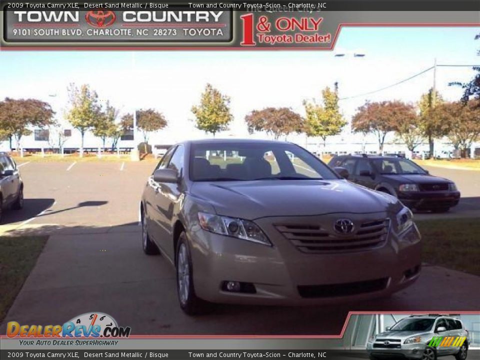 2009 Toyota Camry XLE Desert Sand Metallic / Bisque Photo #1