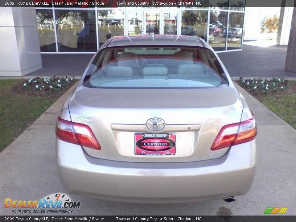 2009 Toyota Camry XLE Desert Sand Metallic / Bisque Photo #4