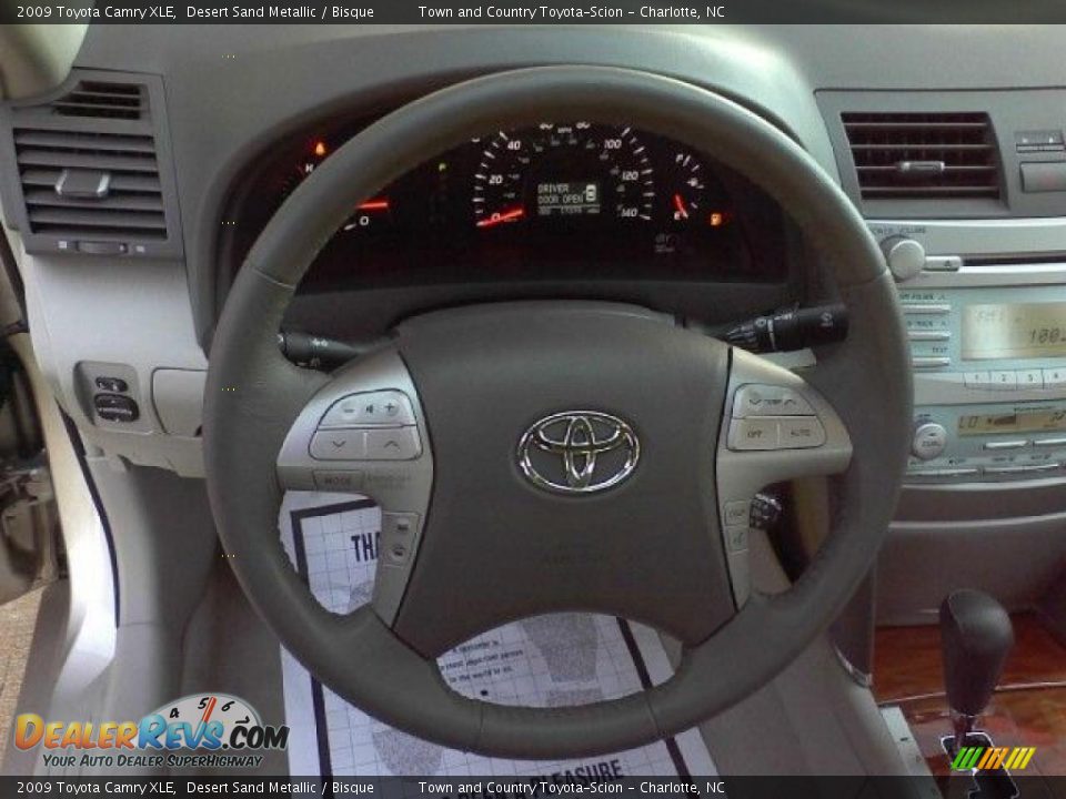 2009 Toyota Camry XLE Desert Sand Metallic / Bisque Photo #10