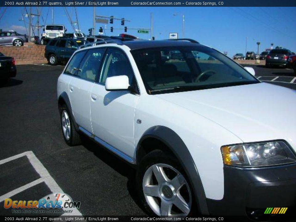 2003 Audi Allroad 2.7T quattro Light Silver / Ecru/Light Brown Photo #1
