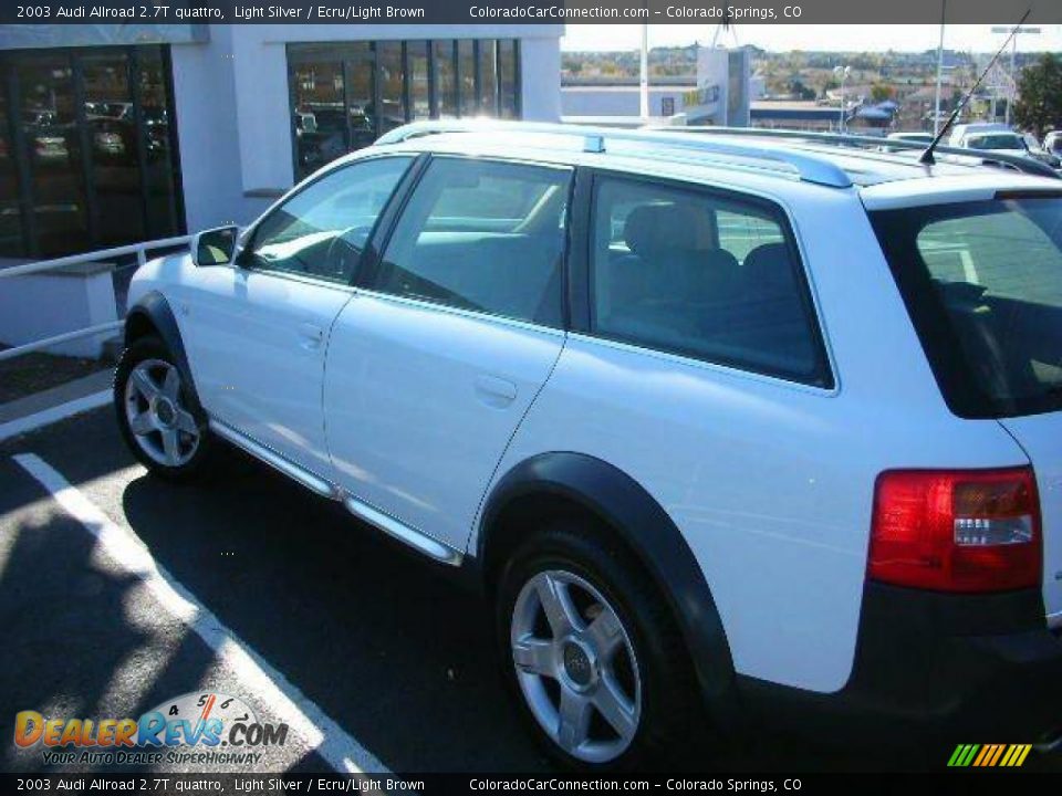2003 Audi Allroad 2.7T quattro Light Silver / Ecru/Light Brown Photo #3