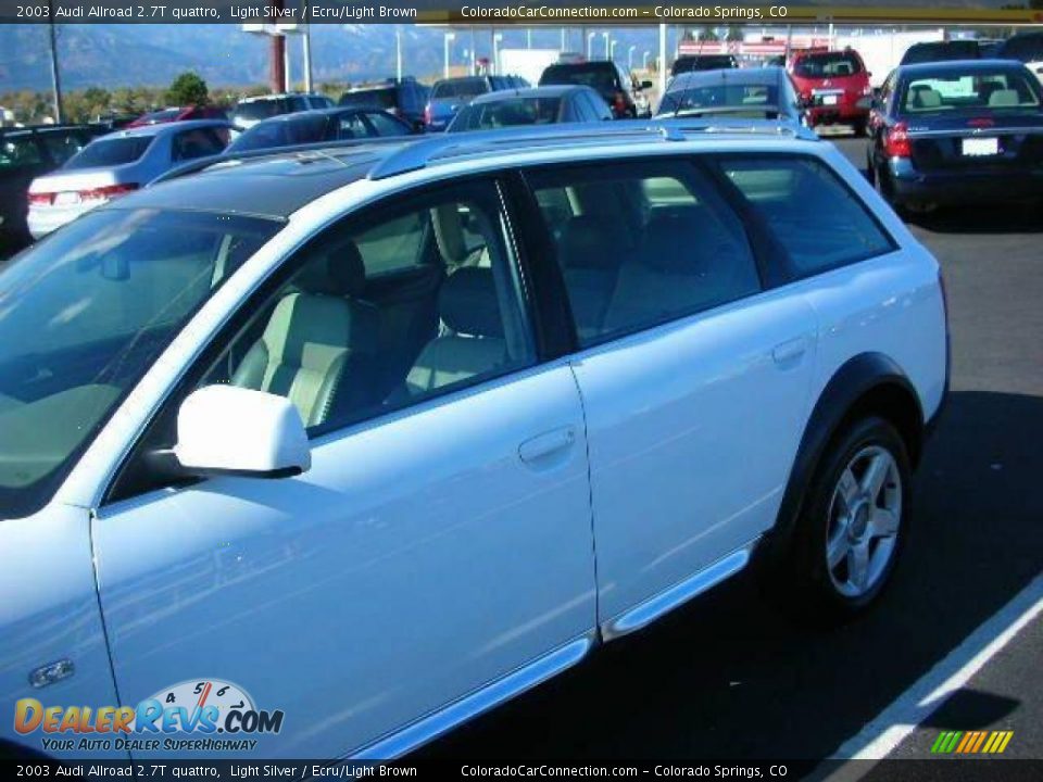 2003 Audi Allroad 2.7T quattro Light Silver / Ecru/Light Brown Photo #4