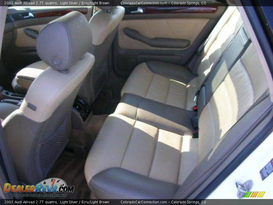 2003 Audi Allroad 2.7T quattro Light Silver / Ecru/Light Brown Photo #6