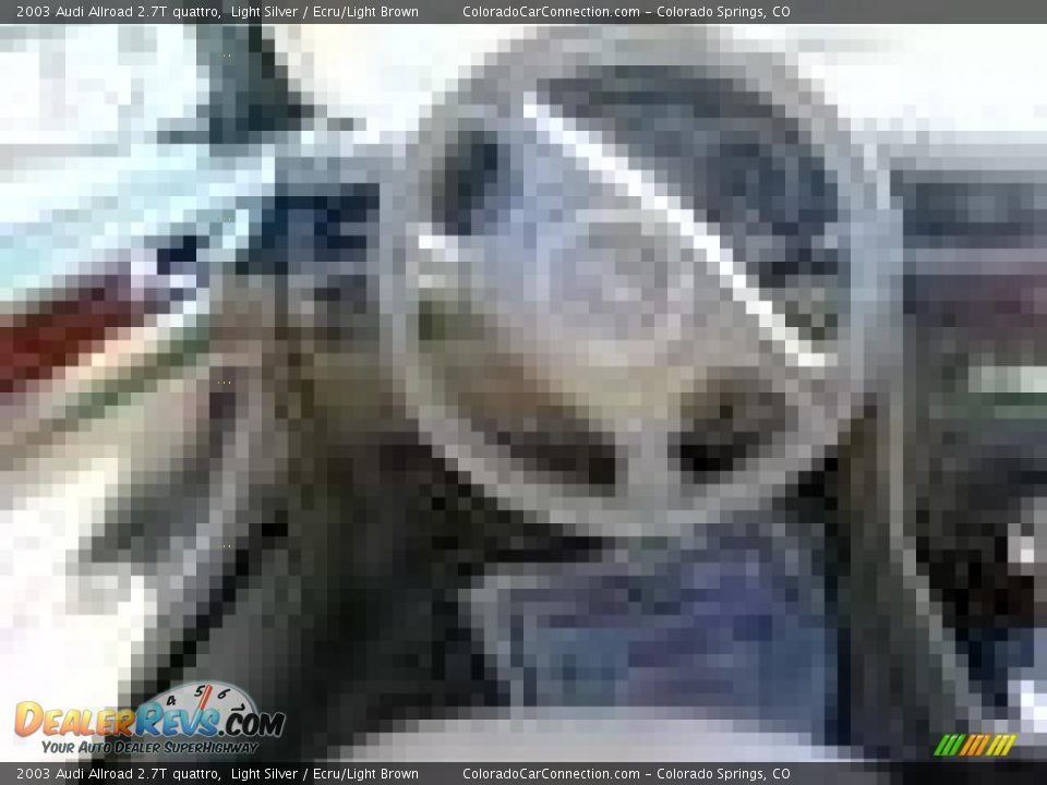 2003 Audi Allroad 2.7T quattro Light Silver / Ecru/Light Brown Photo #8