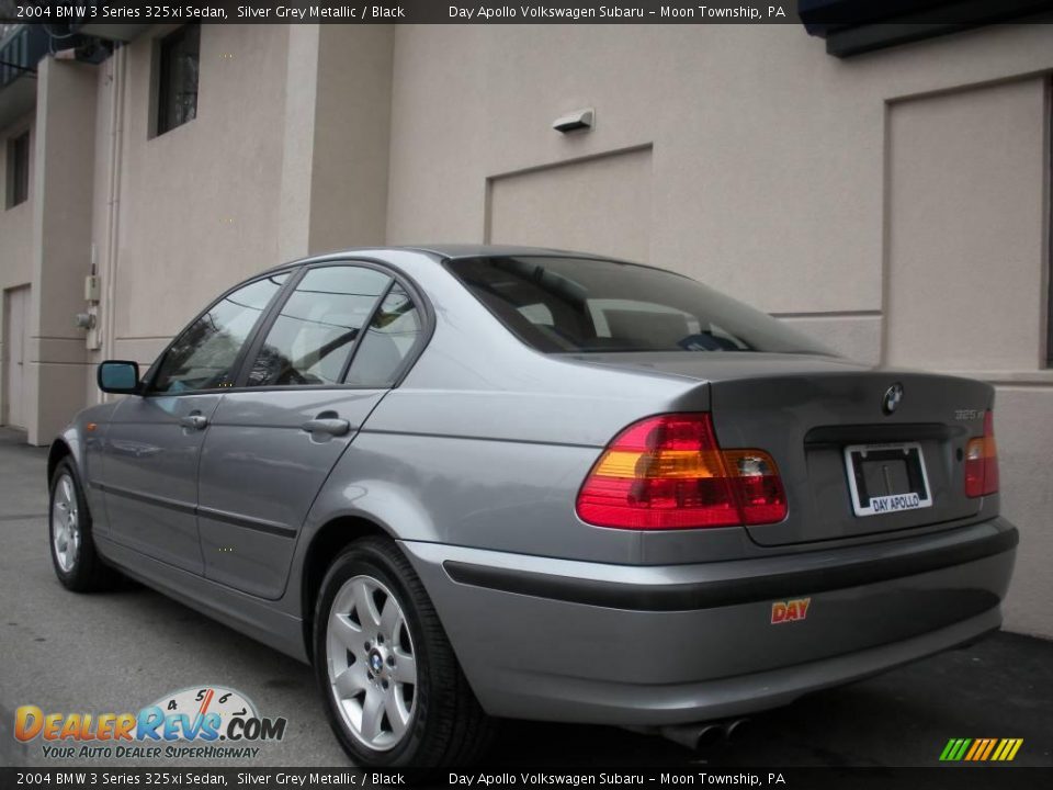 2004 BMW 3 Series 325xi Sedan Silver Grey Metallic / Black Photo #4