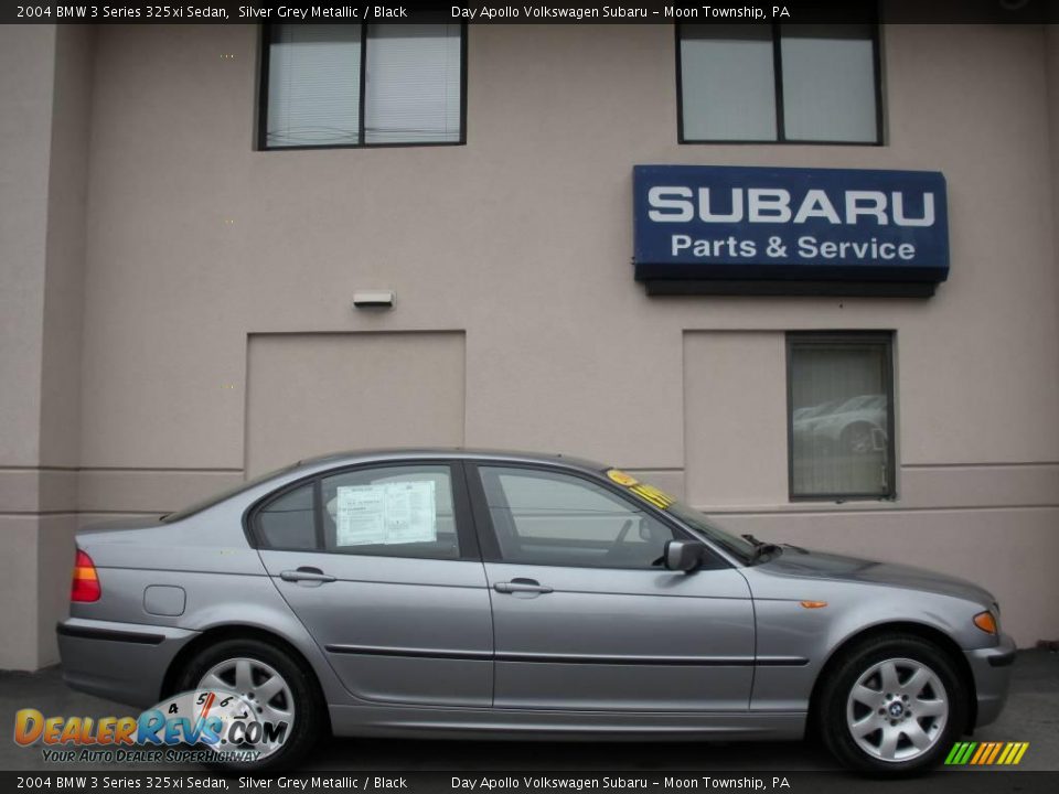 2004 BMW 3 Series 325xi Sedan Silver Grey Metallic / Black Photo #5