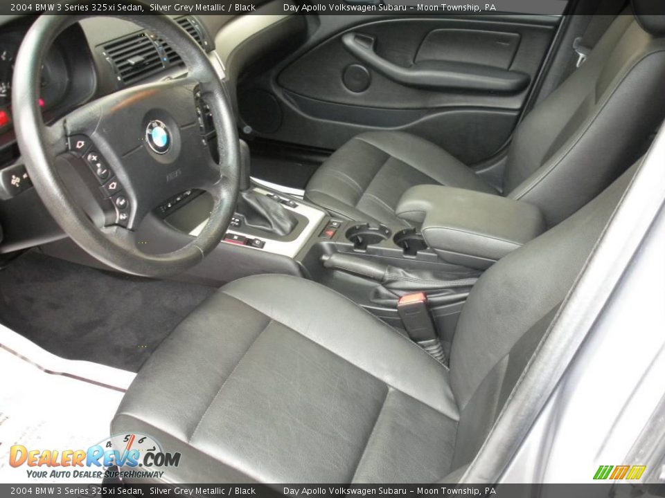 2004 BMW 3 Series 325xi Sedan Silver Grey Metallic / Black Photo #15