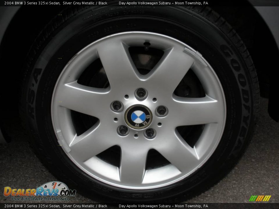 2004 BMW 3 Series 325xi Sedan Silver Grey Metallic / Black Photo #19