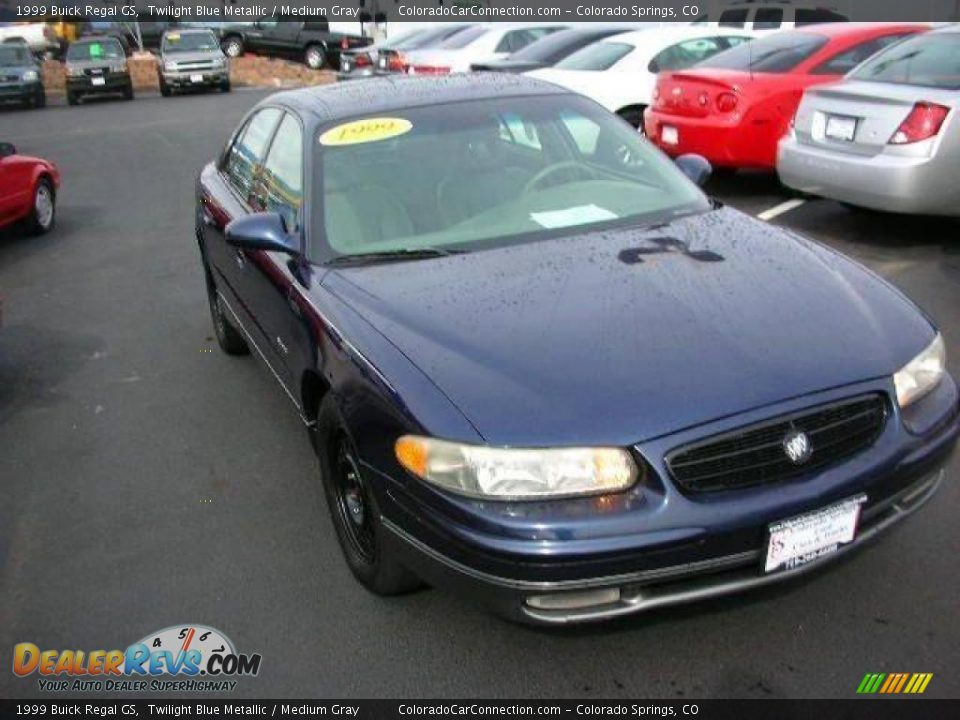1999 Buick Regal GS Twilight Blue Metallic / Medium Gray Photo #1