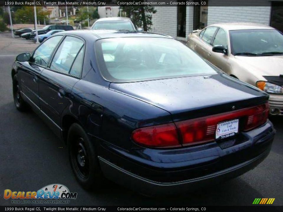 1999 Buick Regal GS Twilight Blue Metallic / Medium Gray Photo #2
