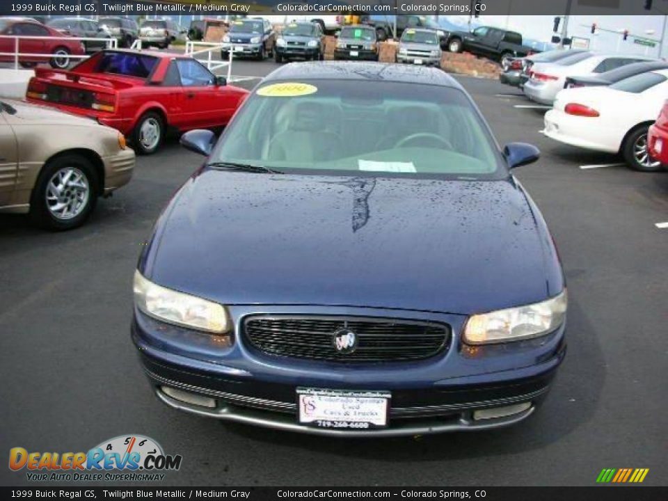 1999 Buick Regal GS Twilight Blue Metallic / Medium Gray Photo #3
