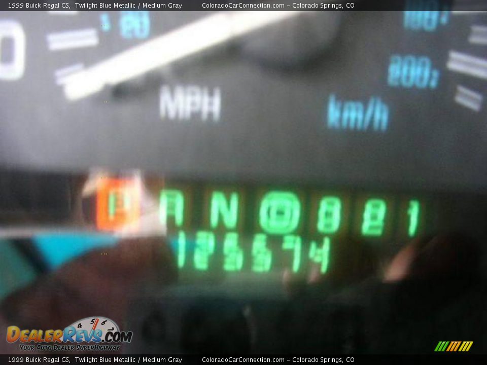 1999 Buick Regal GS Twilight Blue Metallic / Medium Gray Photo #4