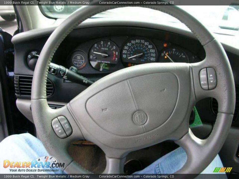 1999 Buick Regal GS Twilight Blue Metallic / Medium Gray Photo #5