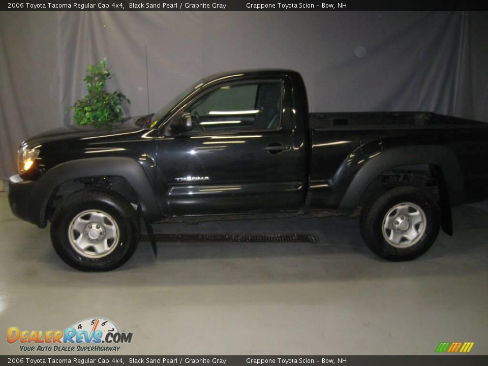 2006 Toyota Tacoma Regular Cab 4x4 Black Sand Pearl / Graphite Gray Photo #2