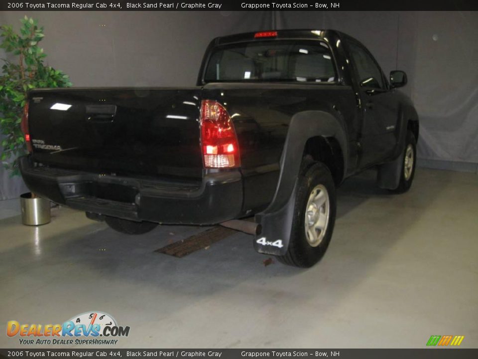 2006 Toyota Tacoma Regular Cab 4x4 Black Sand Pearl / Graphite Gray Photo #3