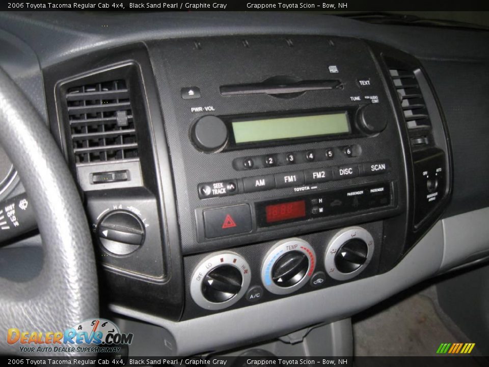 2006 Toyota Tacoma Regular Cab 4x4 Black Sand Pearl / Graphite Gray Photo #6