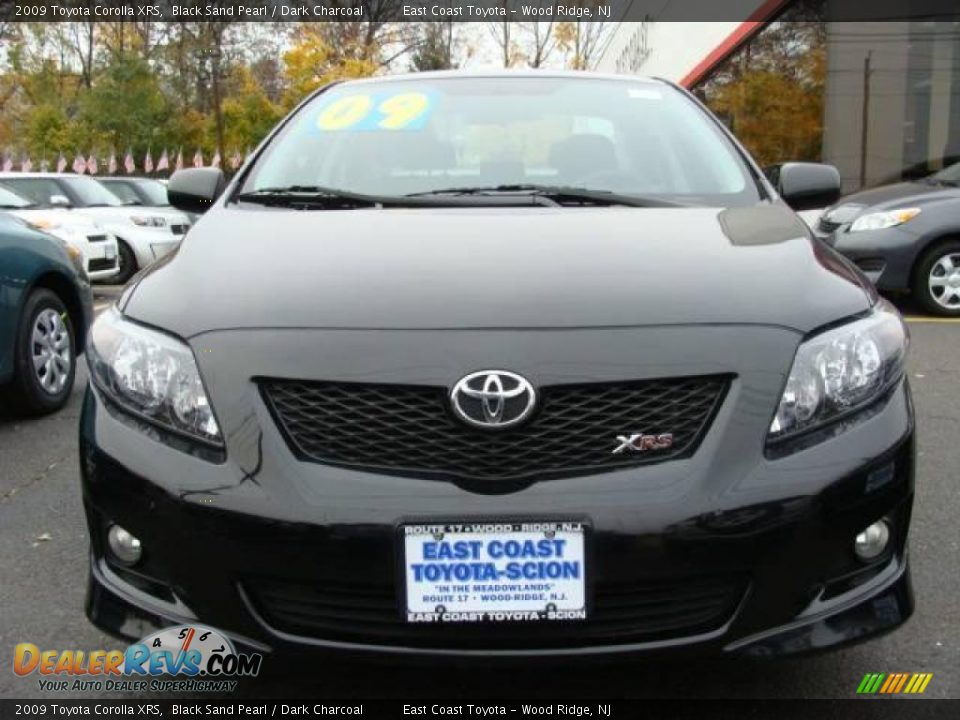 2009 Toyota Corolla XRS Black Sand Pearl / Dark Charcoal Photo #2