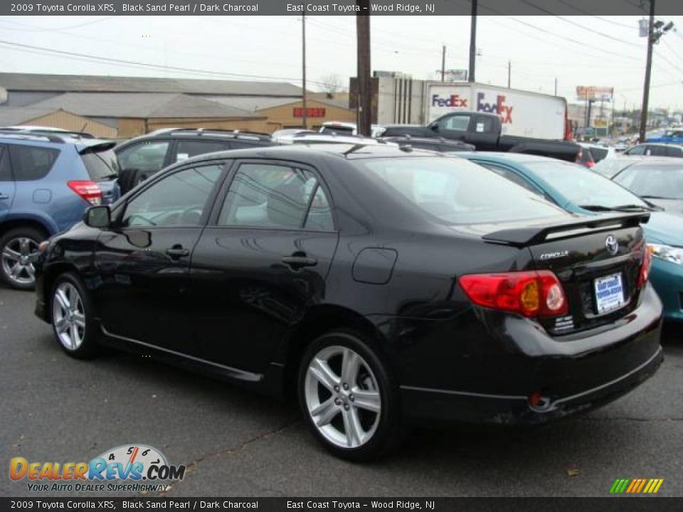 2009 Toyota Corolla XRS Black Sand Pearl / Dark Charcoal Photo #5