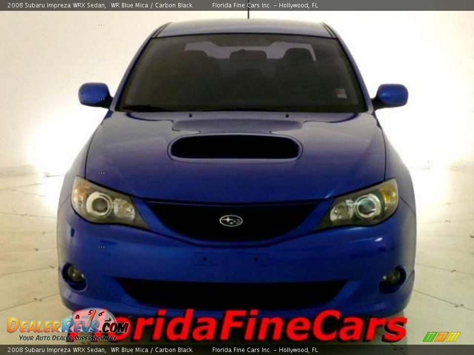 2008 Subaru Impreza WRX Sedan WR Blue Mica / Carbon Black Photo #5