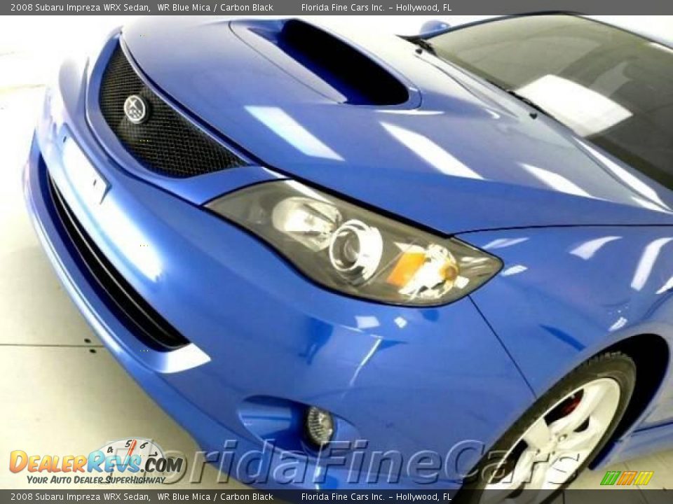 2008 Subaru Impreza WRX Sedan WR Blue Mica / Carbon Black Photo #9
