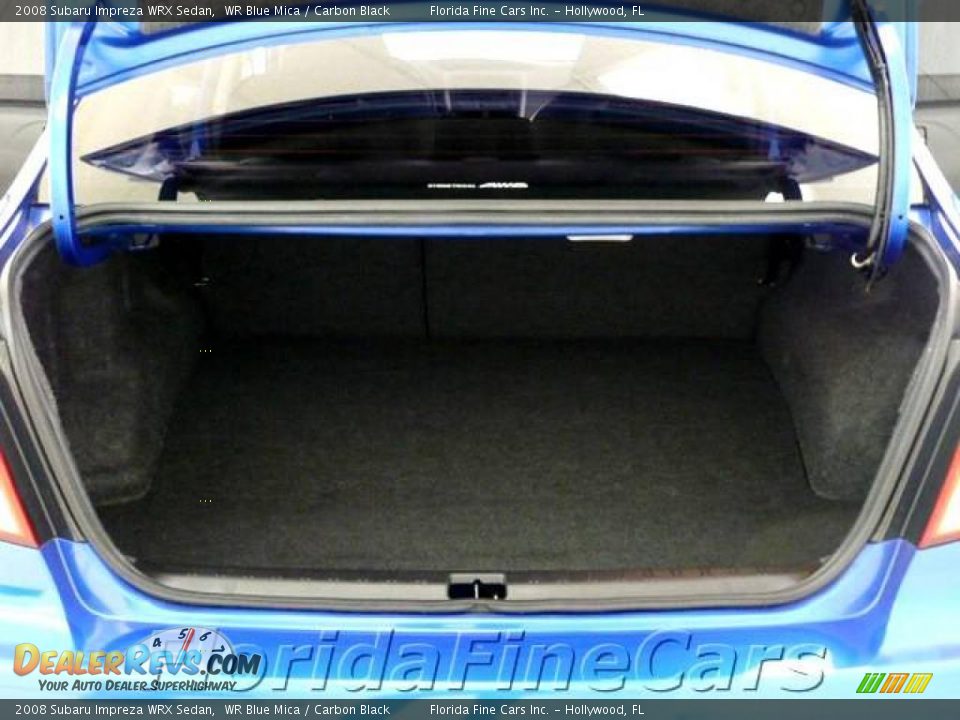 2008 Subaru Impreza WRX Sedan WR Blue Mica / Carbon Black Photo #13