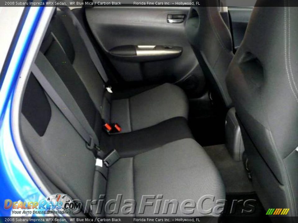 2008 Subaru Impreza WRX Sedan WR Blue Mica / Carbon Black Photo #17