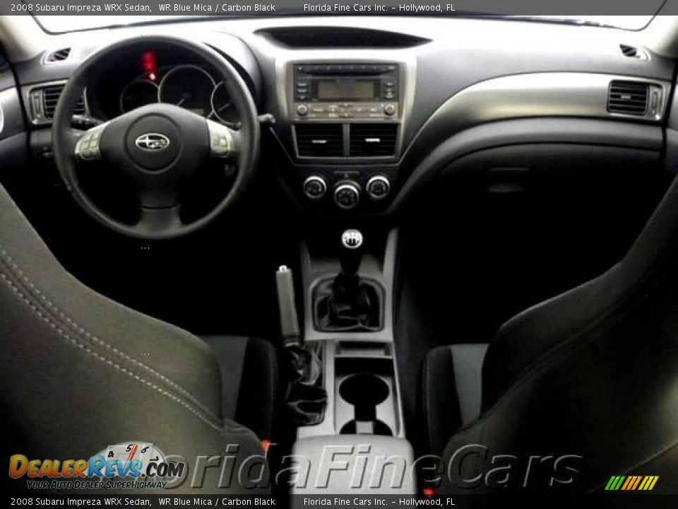 2008 Subaru Impreza WRX Sedan WR Blue Mica / Carbon Black Photo #18