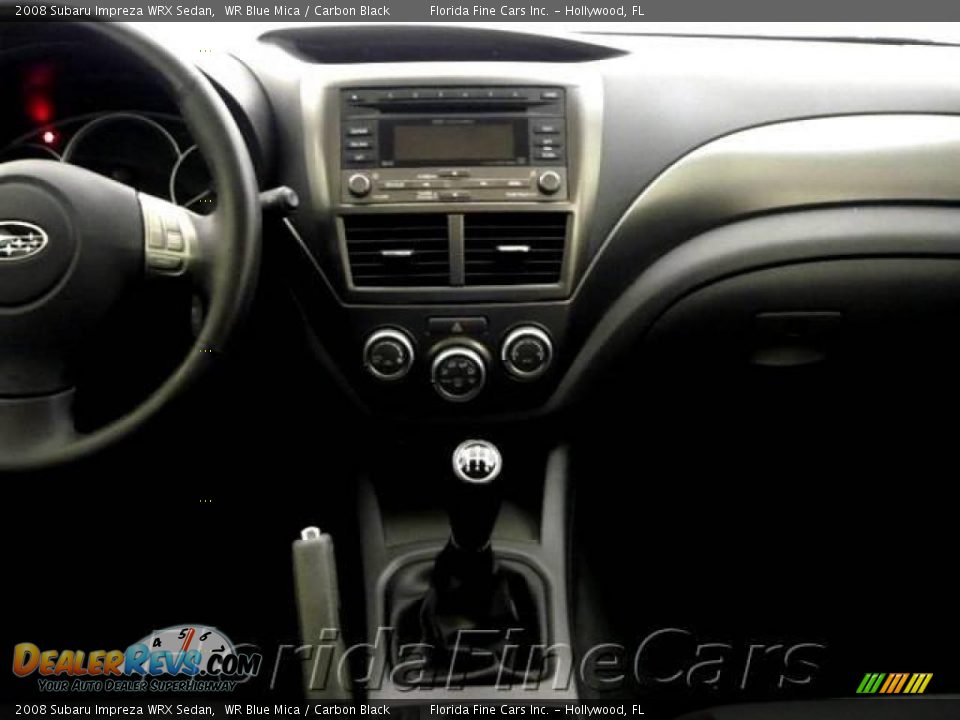 2008 Subaru Impreza WRX Sedan WR Blue Mica / Carbon Black Photo #19