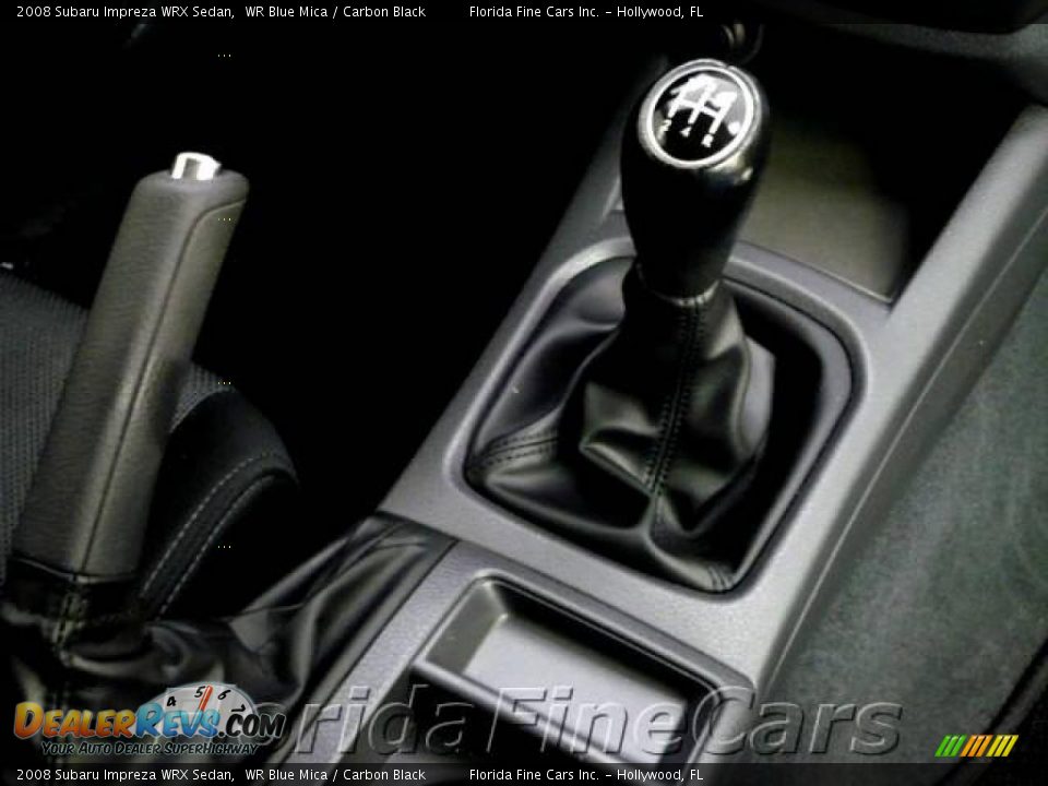 2008 Subaru Impreza WRX Sedan WR Blue Mica / Carbon Black Photo #21