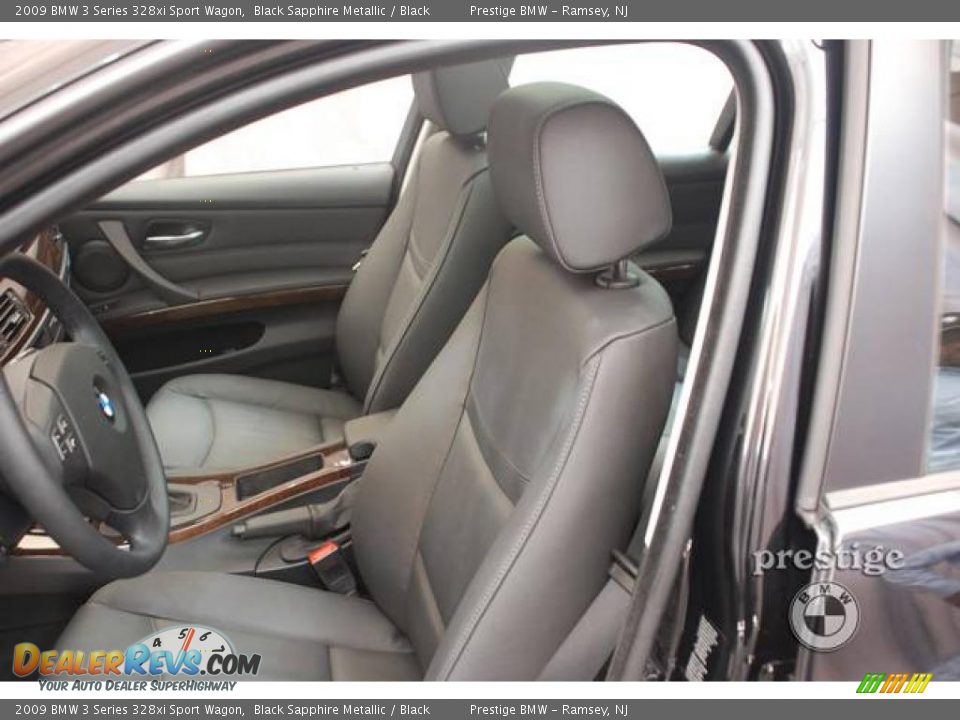 2009 BMW 3 Series 328xi Sport Wagon Black Sapphire Metallic / Black Photo #4