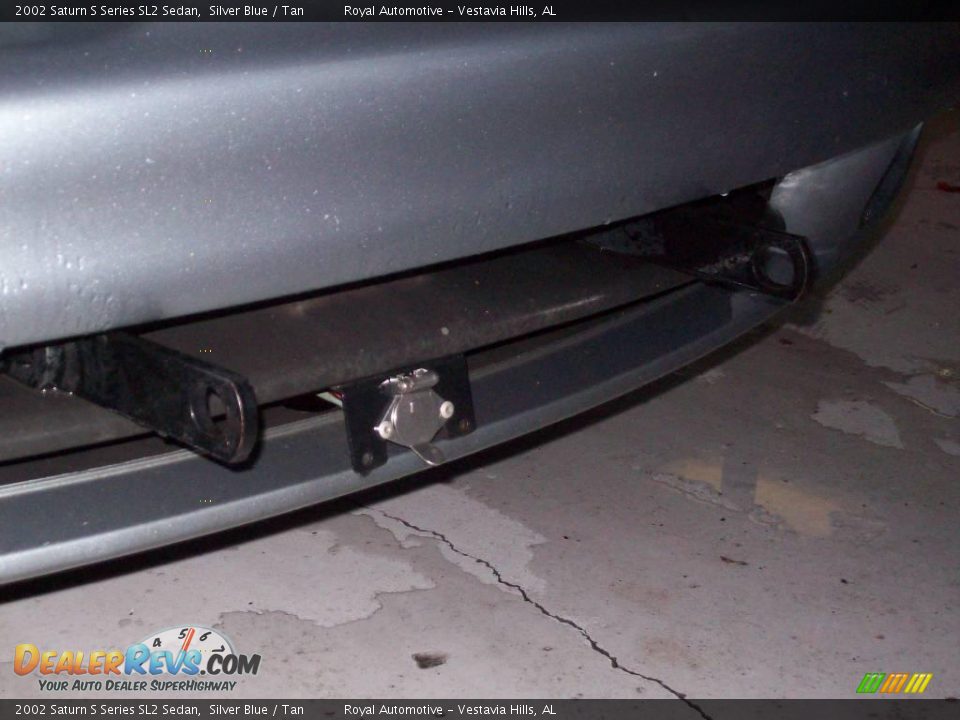 2002 Saturn S Series SL2 Sedan Silver Blue / Tan Photo #11