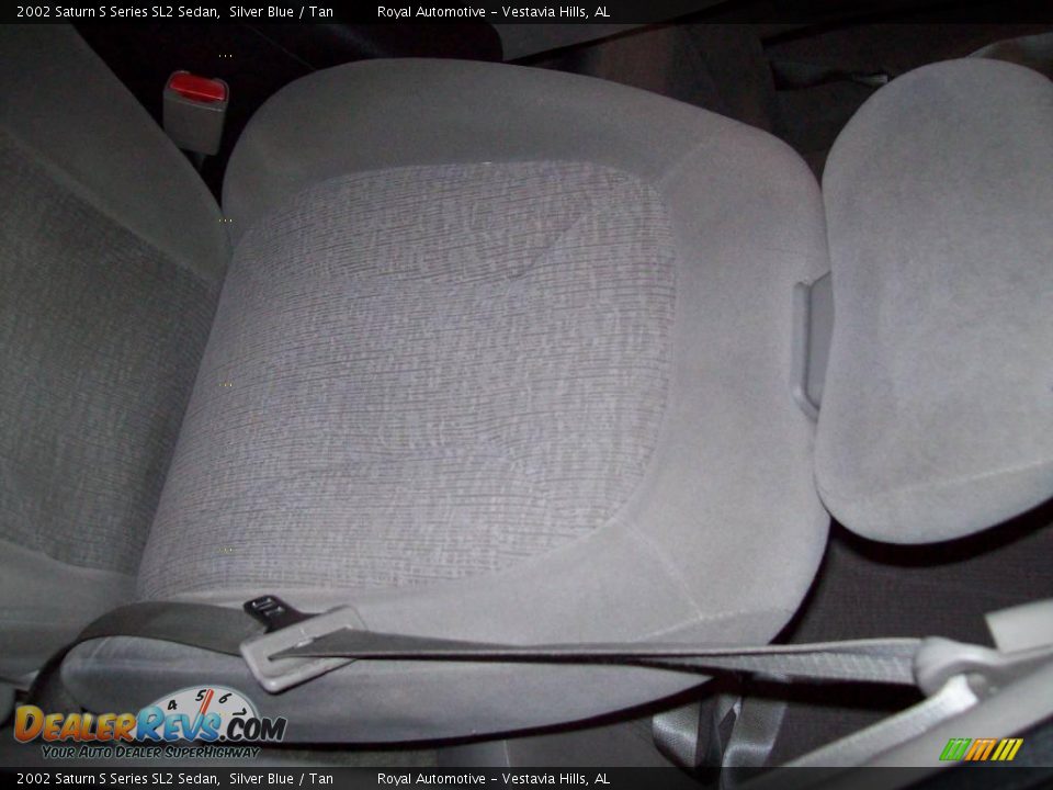 2002 Saturn S Series SL2 Sedan Silver Blue / Tan Photo #15