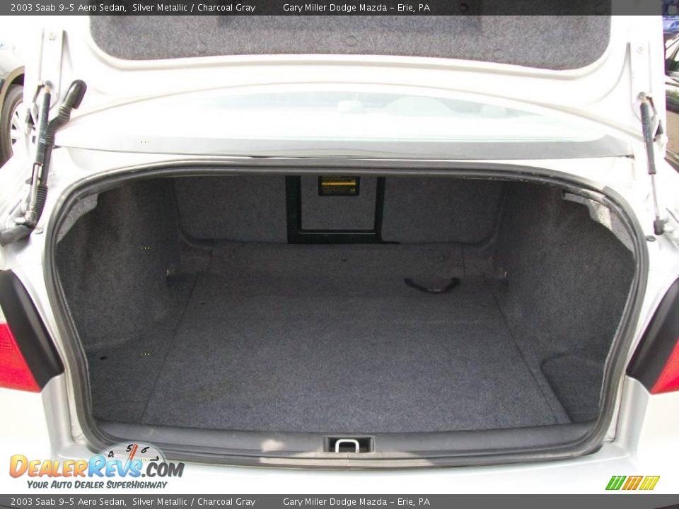 2003 Saab 9-5 Aero Sedan Silver Metallic / Charcoal Gray Photo #4