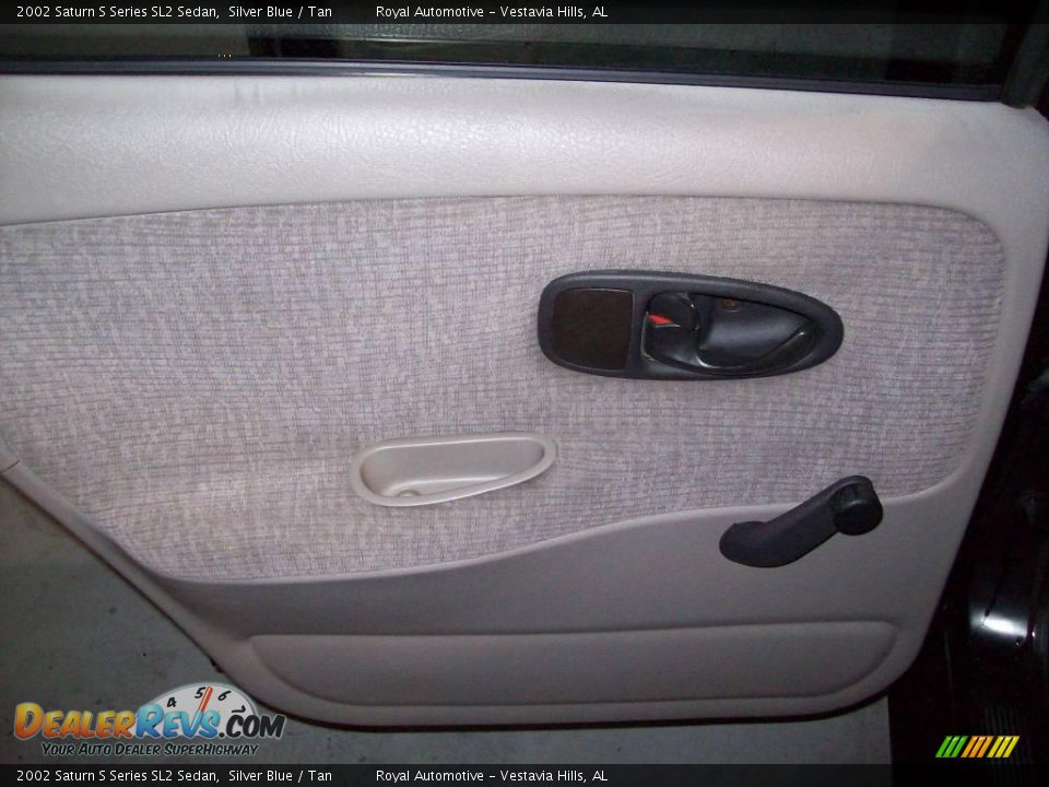 2002 Saturn S Series SL2 Sedan Silver Blue / Tan Photo #16