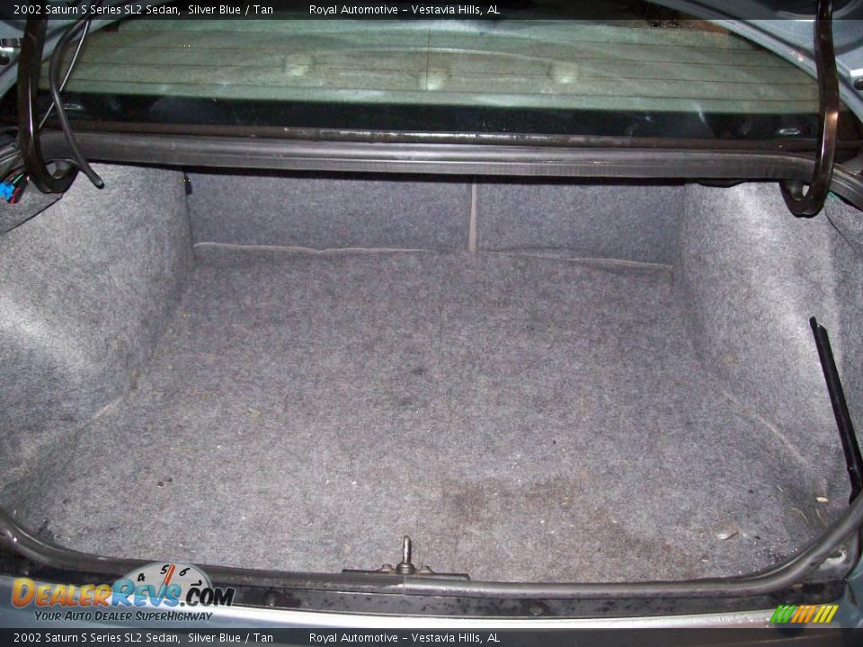2002 Saturn S Series SL2 Sedan Silver Blue / Tan Photo #20
